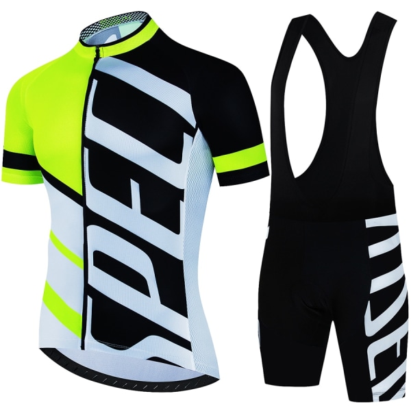 2023 Pro Team Cykeltröja Set Sommar Cykelkläder MTB Cykelkläder Uniform Maillot Ropa Ciclismo Man Cykelcykeldräkt Black M