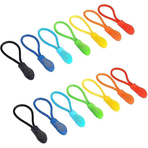 35 Stykker Iave Nylon Glidelås Trekk Snor Glidelåsforlenger Glidelåsmerke Erstatning