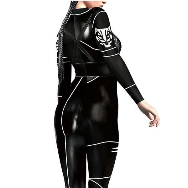 Naisten Halloween Jumpsuit Bodysuit Cosplay 3d COLOR 2 L