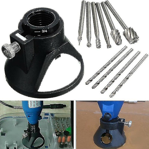Dremel boreguide sæt med HSS fræsebits