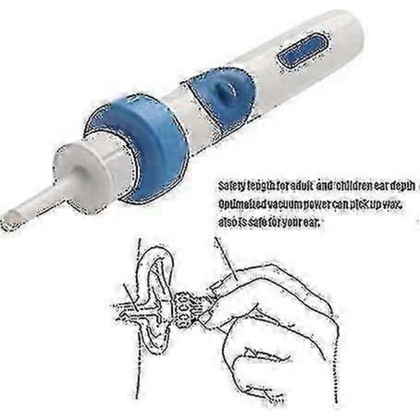 Automatisk Öronrengörare elektrisk Vakuum Öronvax Sugenhet öronpetare Rengöringsverktyg Set För Vuxna barn Tw_FIP9
