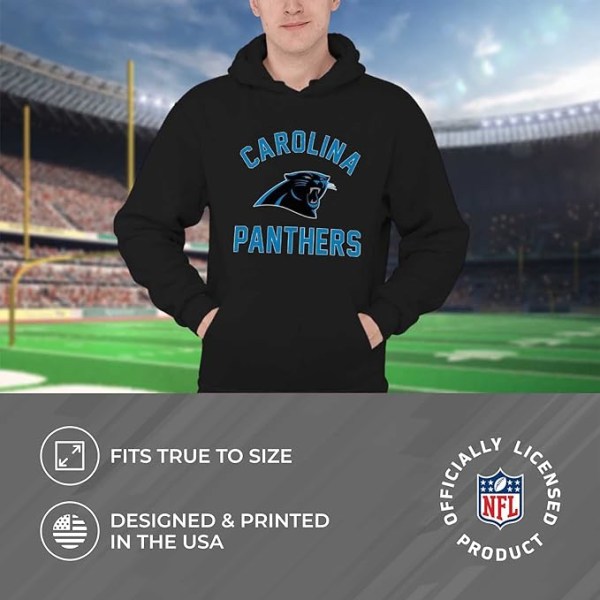 Team Fan Apparel NFL Adult Game Day -huppari - polyesterivillapuuvillasekoitus - Pidä lämpimänä ja edustaa joukkueesi tyyliä style 11 2XL