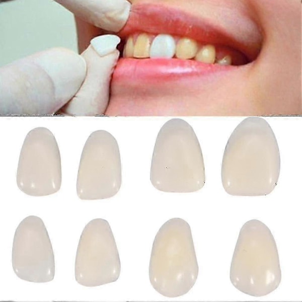 70 st./påse Tandfasader Resin Främre Övre Temporär Krona För Dental Oral Vård-FCY