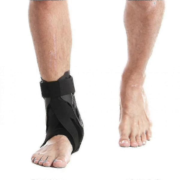 Ankelstøtte, justerbar ankelbandage åndbart nylonmateriale (l)