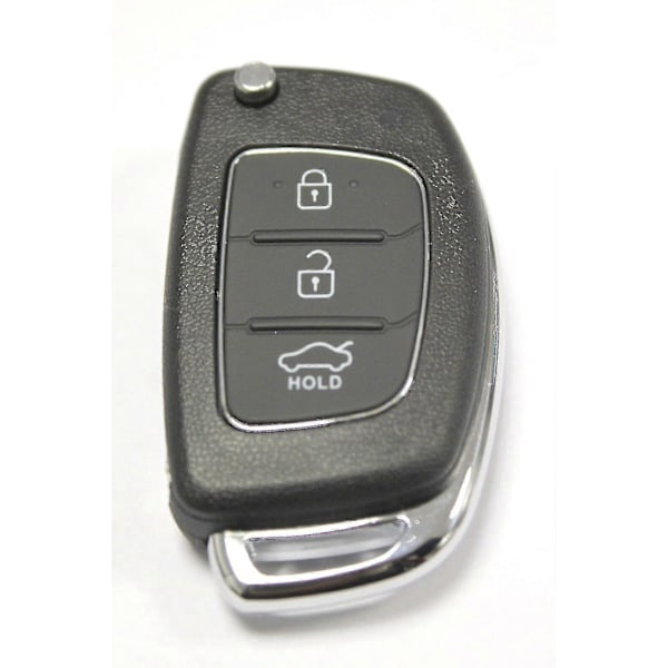 Rfc 3-knappars fällbar nyckelfodral för Hyundai I10 I20 I40 Ix35 Santa Fe fjärrkontroll - Jxlgv hög kvalitet
