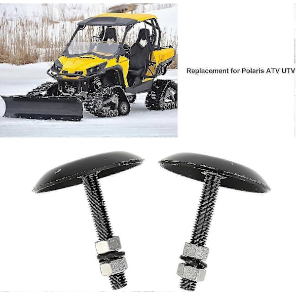 Plov Ski Sko Plov Ski Sko Metal 2 stk. Sneplovsblad Ski Sko Sæt Stål 2873423 Udskiftning til Polaris Atv Utv