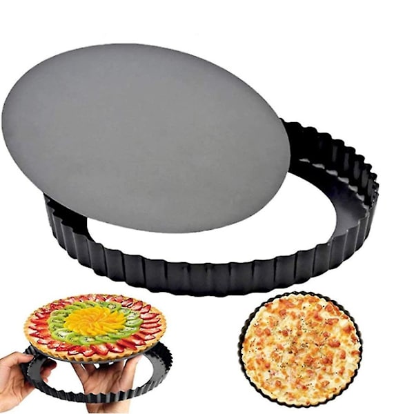 Pie Quiche Pan Non Stick Mini mold irrotettavalla pohjalla mould keittiötyökalulla 10cm*2cm