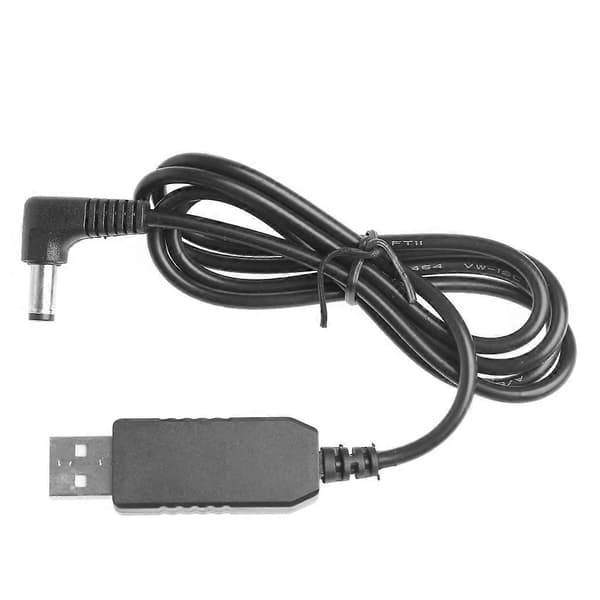 USB til DC 5.5mm Strømledning 5V Barrel Jack Ladeledning for DC Strømkabel C