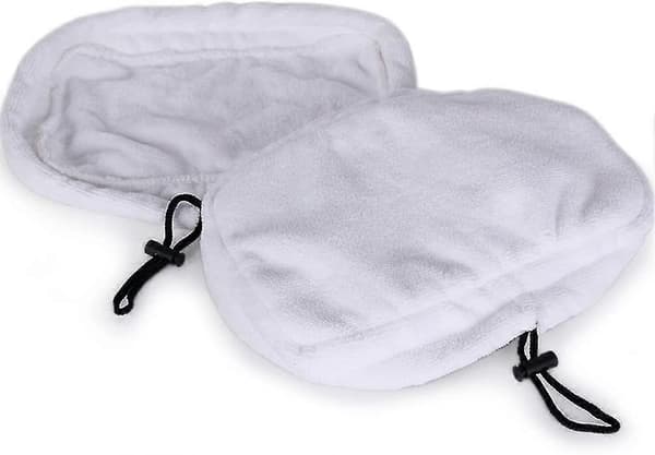 5 stk. Universal Vaskbar Mikrofiber Dampmopp Erstatningsputer, 27 X 16cm (hvit)