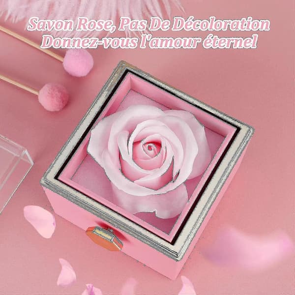 Evig Rose Halskæde Æske Valentinsdag Bryllupsgave A