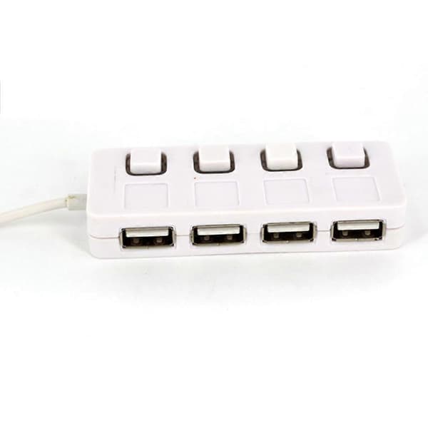 Hurtig Dataoverførsel Hub Med Switch USB2.0 Splitter Adapter 4 Porte