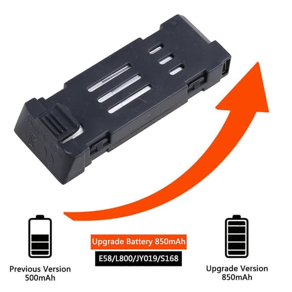 Li-po batteri til Eachine E58 L800 JY019 S168 drone X Pro RC quadcopter