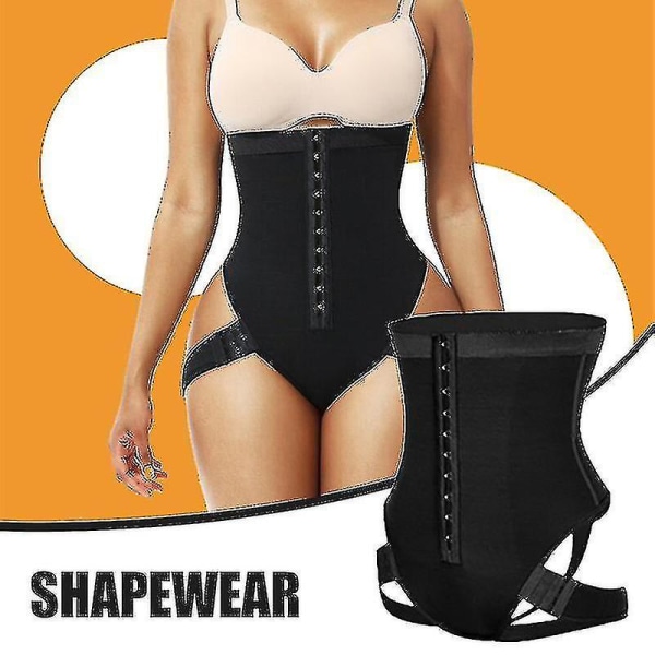 Tflycq Cuff Tummy Trainer Kvinna Exceptionell Shapewear 2-i-1 hög midja Höftlyftande byxor S