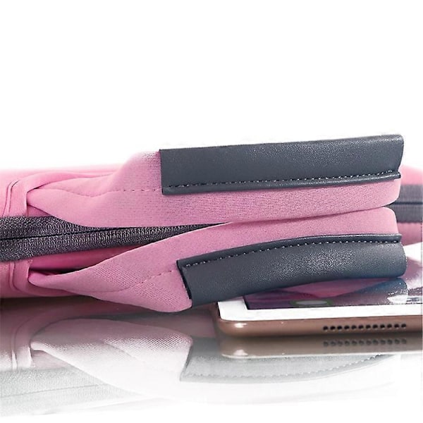 Bærbar Laptopveske Støtsikker Datamaskinveske for 15.6-tommers Notebook Pink