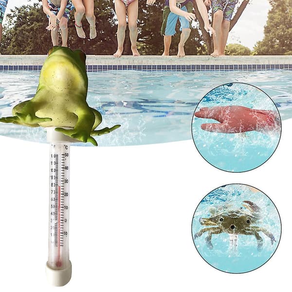 Flydende Prank Pool Termometer Brudsikkert Badekar Vandmålingsværktøj Octopus
