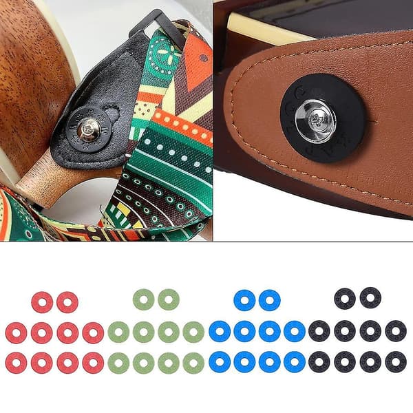 10 st Remlås Gummi Gitarrband Låsblock Gitarrskydd Gitarrlås POR