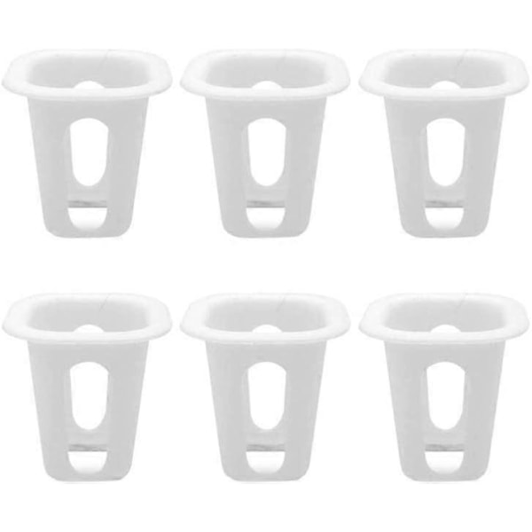 50 Stykker Plastik Have Net Kopper Plantekurv Sæt Have Mesh Slidsede Planteskole Net Potte til Hydroponics Aquaponics Orkideer