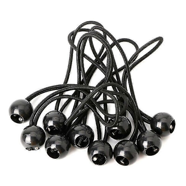 30 Stycken Bungee Cord, Bungee Cord för Presenning, Bungee Cord, Bungee Cord för Paviljong, Tarp, Camping, Tält, Förlängningssele för Gardin (200mm)