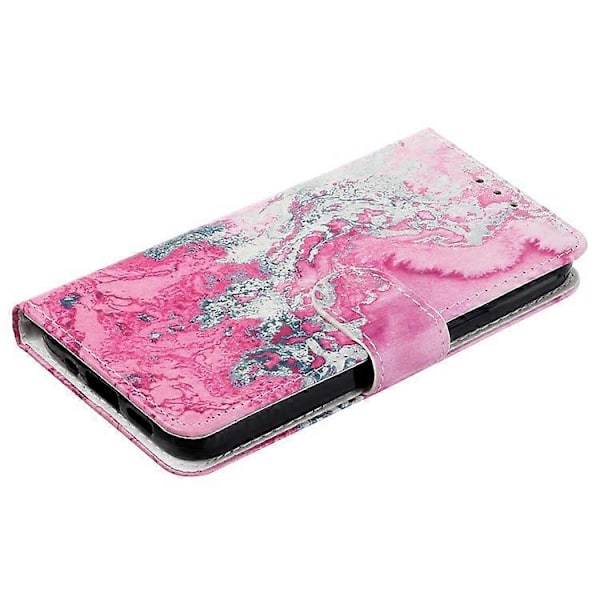 Kompatibel for Oppo A79 5G PU Lær Mønster Veske Flip Lommebok Telefon Deksel Pink