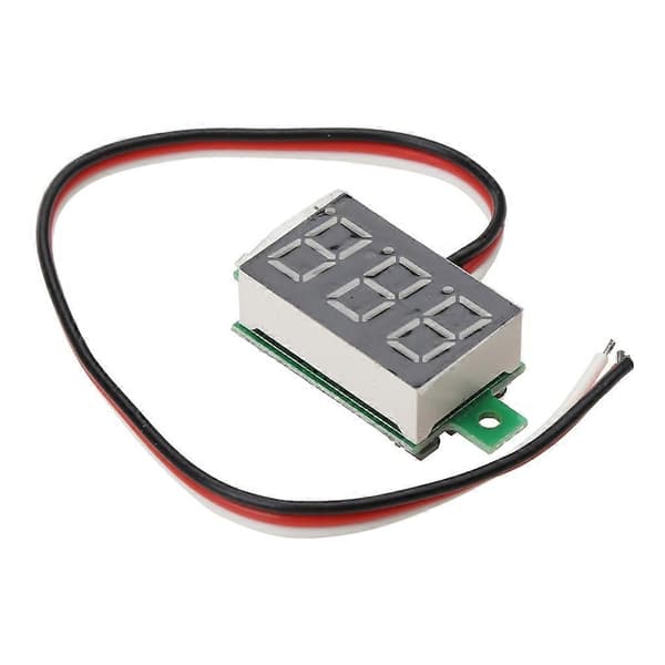 Ny Mini Tre Linjers LED Lite Panel Meter Display Digital Voltmeter DC0-100V