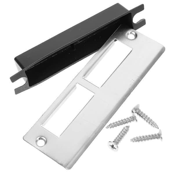 1 Set Låskolvsbleck Dörrhålskyddsplåtar Dörrblecksförstärkningar