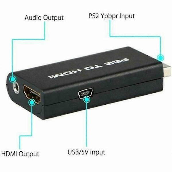 Ps2 Til Audio Video Konverter Adapter Av Kabel Til 2