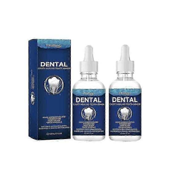 Tandrengöring & Vårdlösning 60ml Rengöring & Vård, 2st