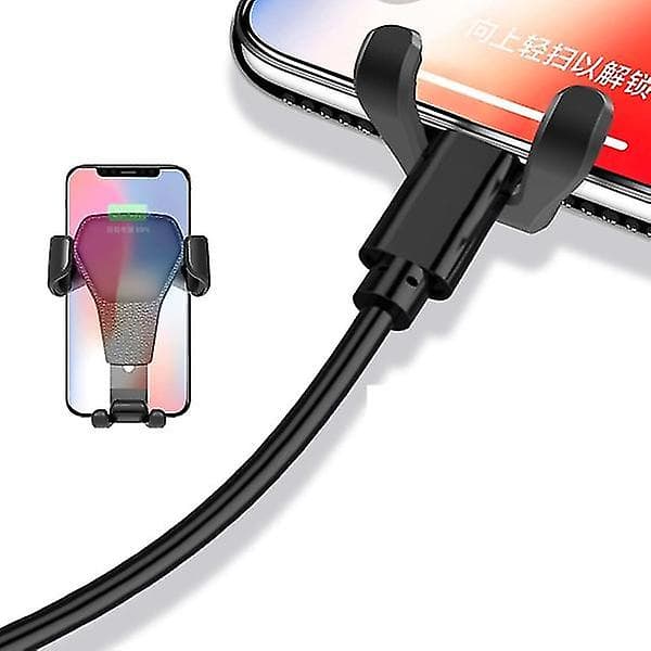 Universal mobilholder til bil, mobil/GPS-holder til bilen, sort