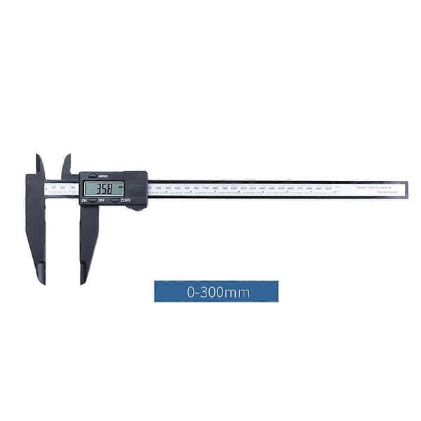 0-300mm/0,2mm Digital Skjutmått 12 tum LCD-display Lång Käke Mikrometer