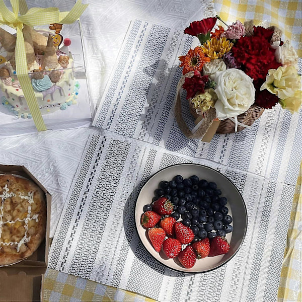 Vihreät tablettien setti, 4 kpl, vinyyliset pöytätabletit, lämmön- ja tahrojenkestävät, taitettavat tabletit, pestävät ja pyyhittävät tabletit keittiöön ja ruokailuun