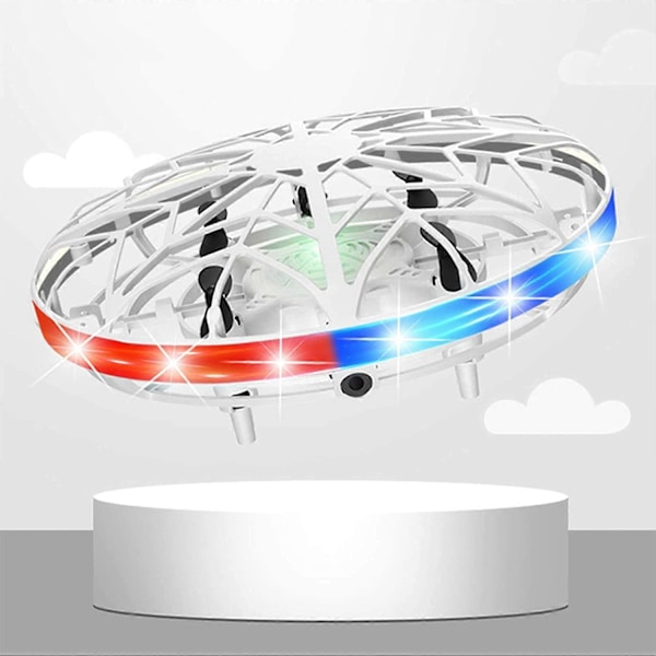Håndbetjente droner til børn og voksne, Mini Levitation Fire-Akset UFO Droner Legetøj med LED-lys, Smart Flyvende Legetøj med Håndkontrol til 5-1