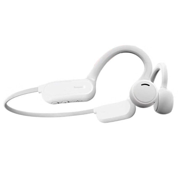 Bluetooth Headset Trådlösa mobiltelefoner Öronsnäcka V4.1 med mikrofonbrusreducerande handsfree hörlurar för bilkörning Kompatibel med Iphone Android Alla Sma white