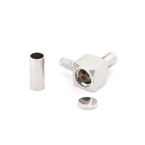 TS9 Hane Kontakt RF Högervinkel 90 Graders Krymp Koaxial Adapter För RG174 RG316 LMR100 Kabel