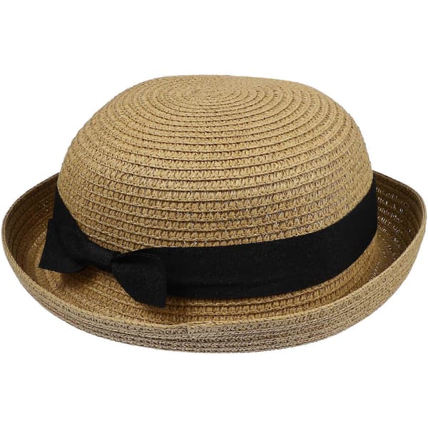 Solhattar med bred brätte för kvinnor Mode Solhatt Strandresa 25x25x10 cm 1-pack