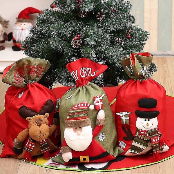 Julklappspåsar Julklappsinslagningspåsar