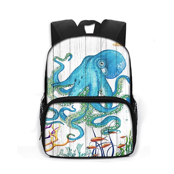 13 tuumaa Söpö See Eläin Lasten Koululaukut Dolphin Octopus Merikilpikonna Lapset Lastentarha Reppu Pojat Tytöt Koululaukku Kirjakassi style 6