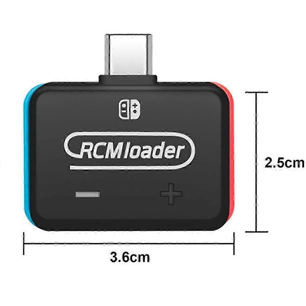 V5 RCM Loader Auto Clip Jig -työkalu Switch NS -konsolille sisäänrakennetulla USB-kaapelilla