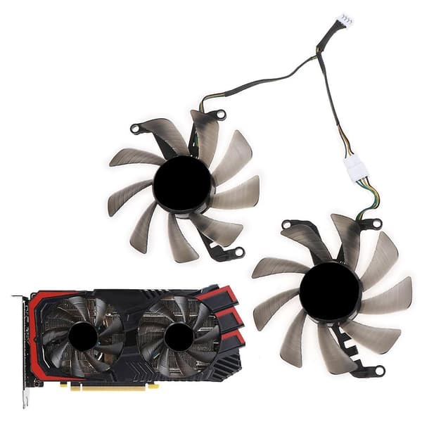 til Gainward RTX2060 6GB til NVIDIA RTX 85mm 4Pin VGA blæser grafikkort køling