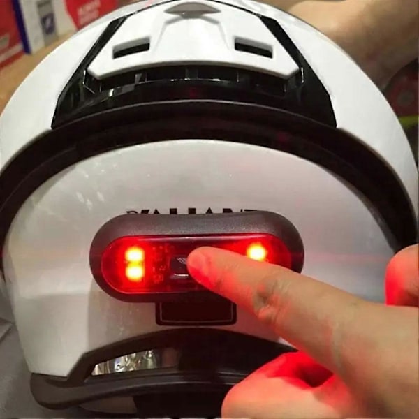 Moto Hjälmlampa Luces Para Casco Cykel Bakljus Motorcykel Cykelhjälm