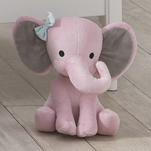 Rosa Elefant Plussj, Hazel, 1 (Pakke med 1)