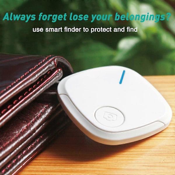 Set 2x anti-förlustenhet, Bluetooth, iOS/Android, 37mm, Vit/Svart