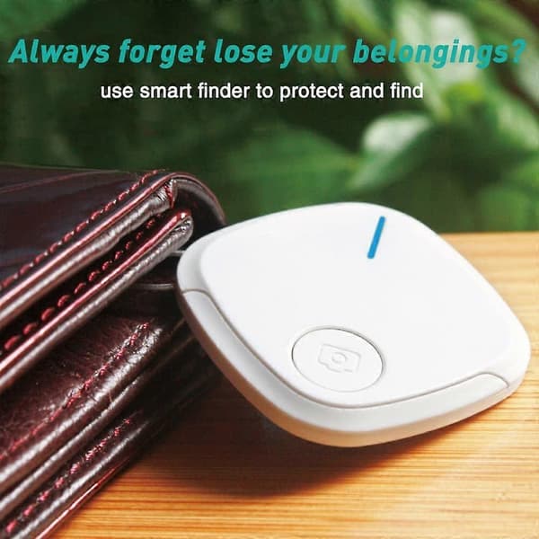 Sett 2x anti-tap-enhet, Bluetooth, iOS/Android, 37mm, Hvit/Svart
