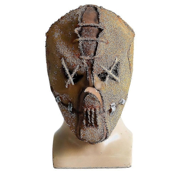 Halloween Skræmmende Fugleskræmsel Maske Festrekvisitter Sæk Hoved Maskerade Maske, latex Horror Masker, uhyggelige Maske Gaver-ZZY