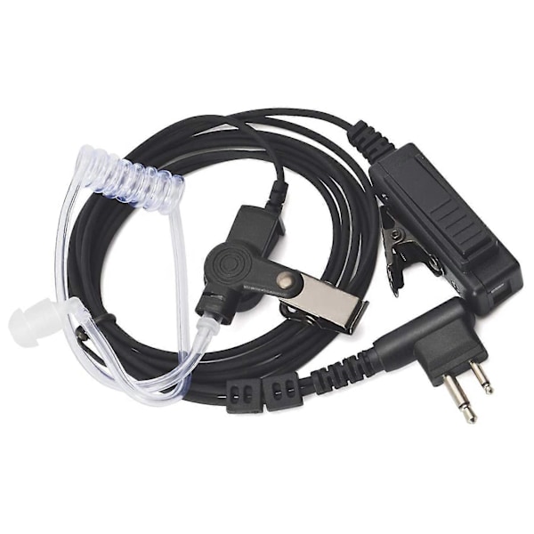 Diskret Akustisk Tub Säkerhets Hörsnäcka Headset Ptt Mikrofon Kompatibel För Cp040 Dp1400 Gp68 Gp88-haoyi