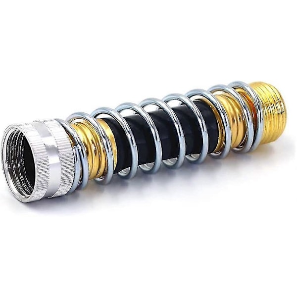 Hageslangeforlengeradapter, med spiralfjær, enkel å koble til og installere slangekobling for å unngå slangeknuter