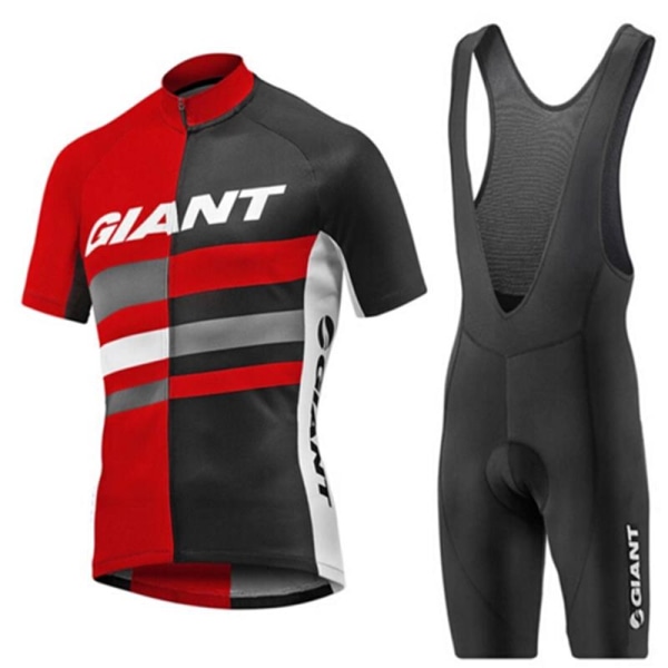 2023 Summer GIANT Pyöräilypaita Set Kilpapyöräilyvaatteet Mies Maillot Ropa Ciclismo MTB Pyöräilyvaatteet Urheiluvaatteet Set Black L