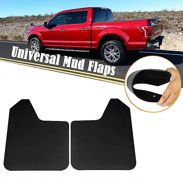 2 st Universal Stänkskydd för Bil Pickup SUV Van Lastbil Stänkskydd Smutsskydd (haoyi)