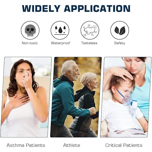 Toppflödeshastighet för personlig spirometer - utandningsflödesmätare - lungfunktionstestning