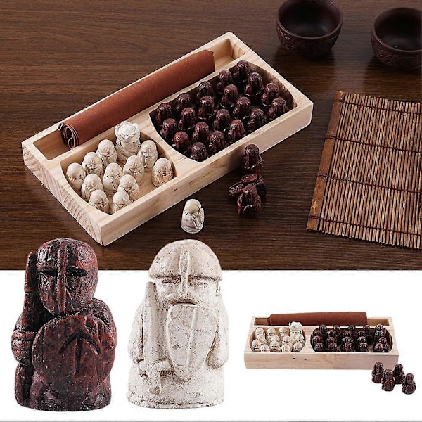 Vikingeskak Traditionelt Strategi Bærbart Brætspil