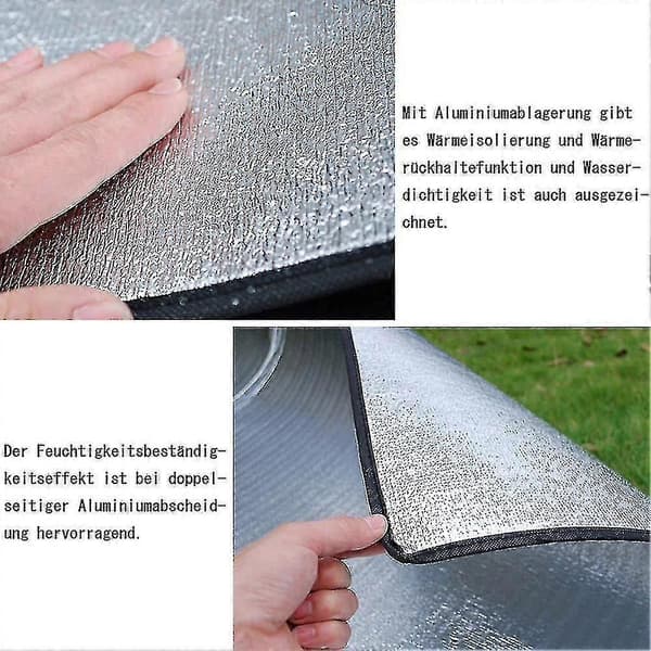 Foldbar Camping Skummadras til Termisk Isolering Aluminium Isoleringsmåtte